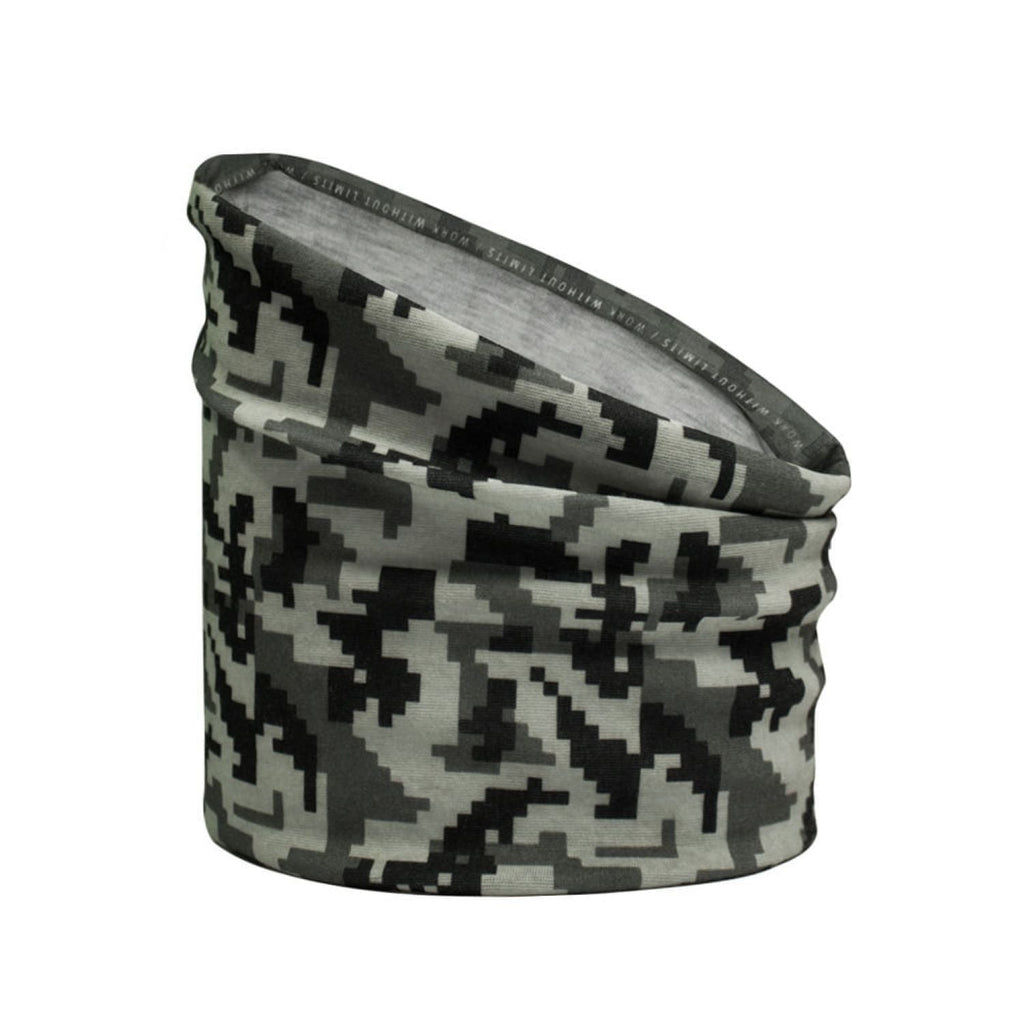 Bandana tubular antibacterial Hardwork camuflado negro