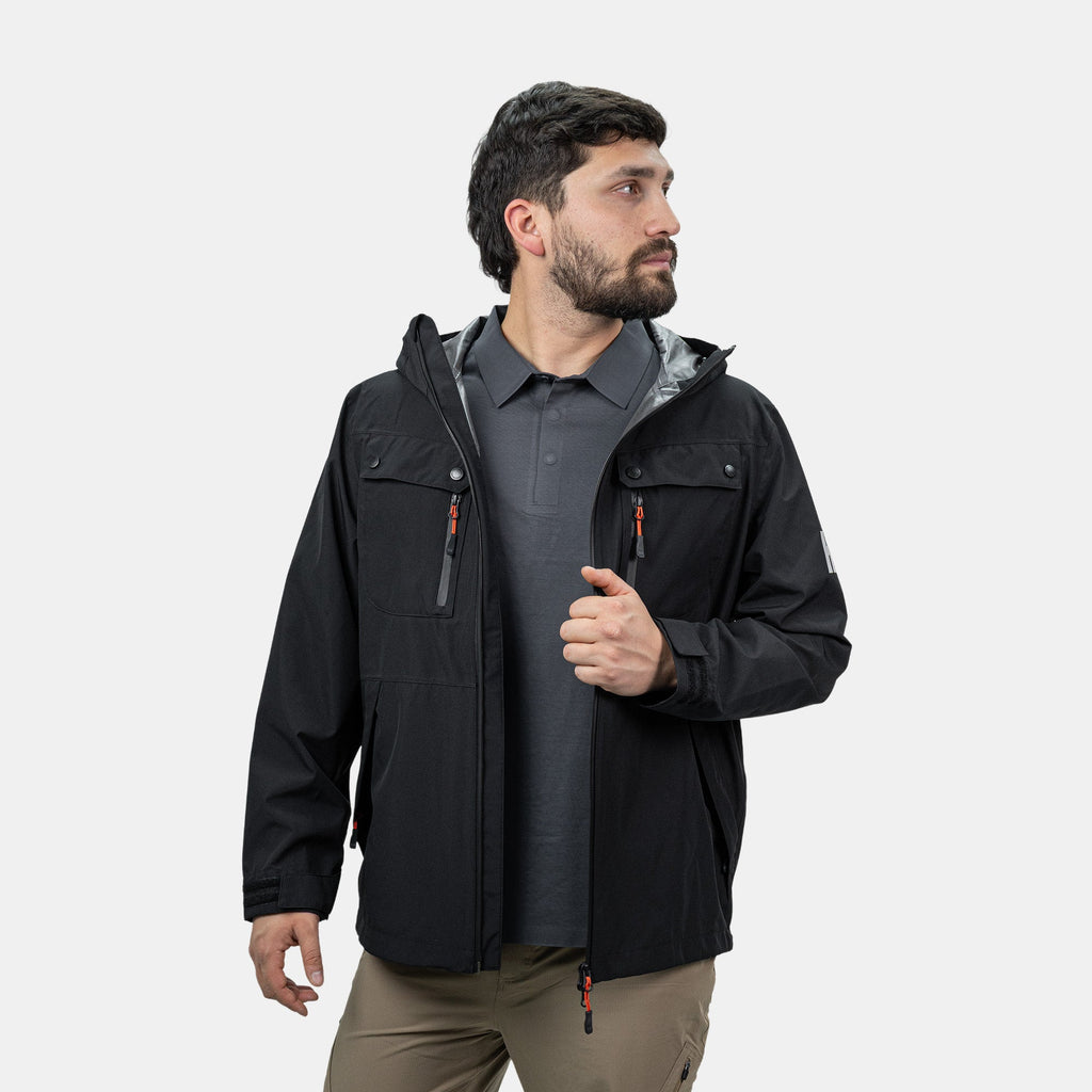 Hardshell Hawk Hardwork para hombre color negro – vista 4