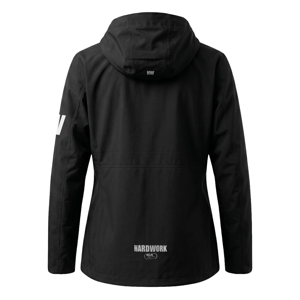 Hardshell Hawk Hardwork para mujer color negro – otro ángulo