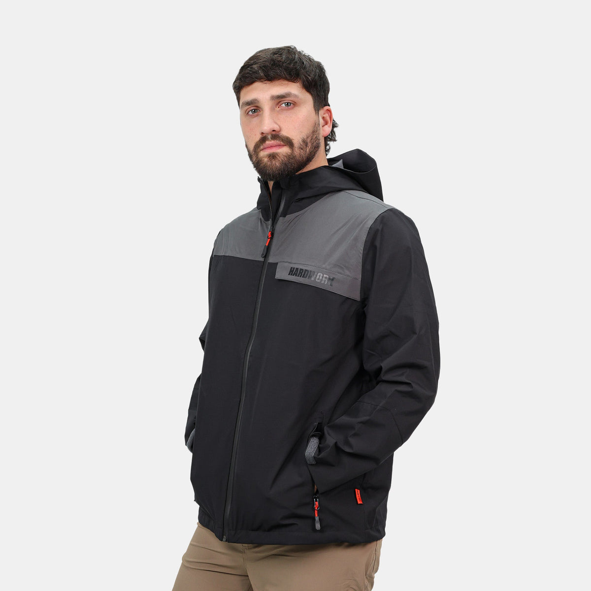 Hardshell Norway Hardwork para hombre color negro