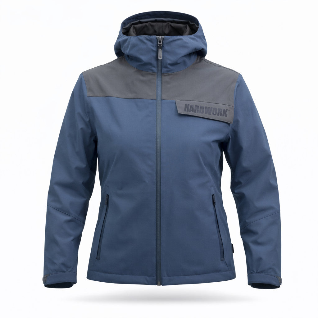 Hardshell Norway Hardwork para mujer color azul