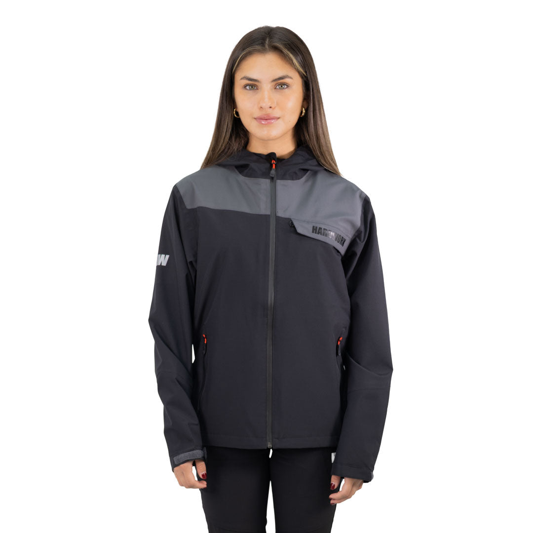 Hardshell Norway Hardwork para mujer color negro