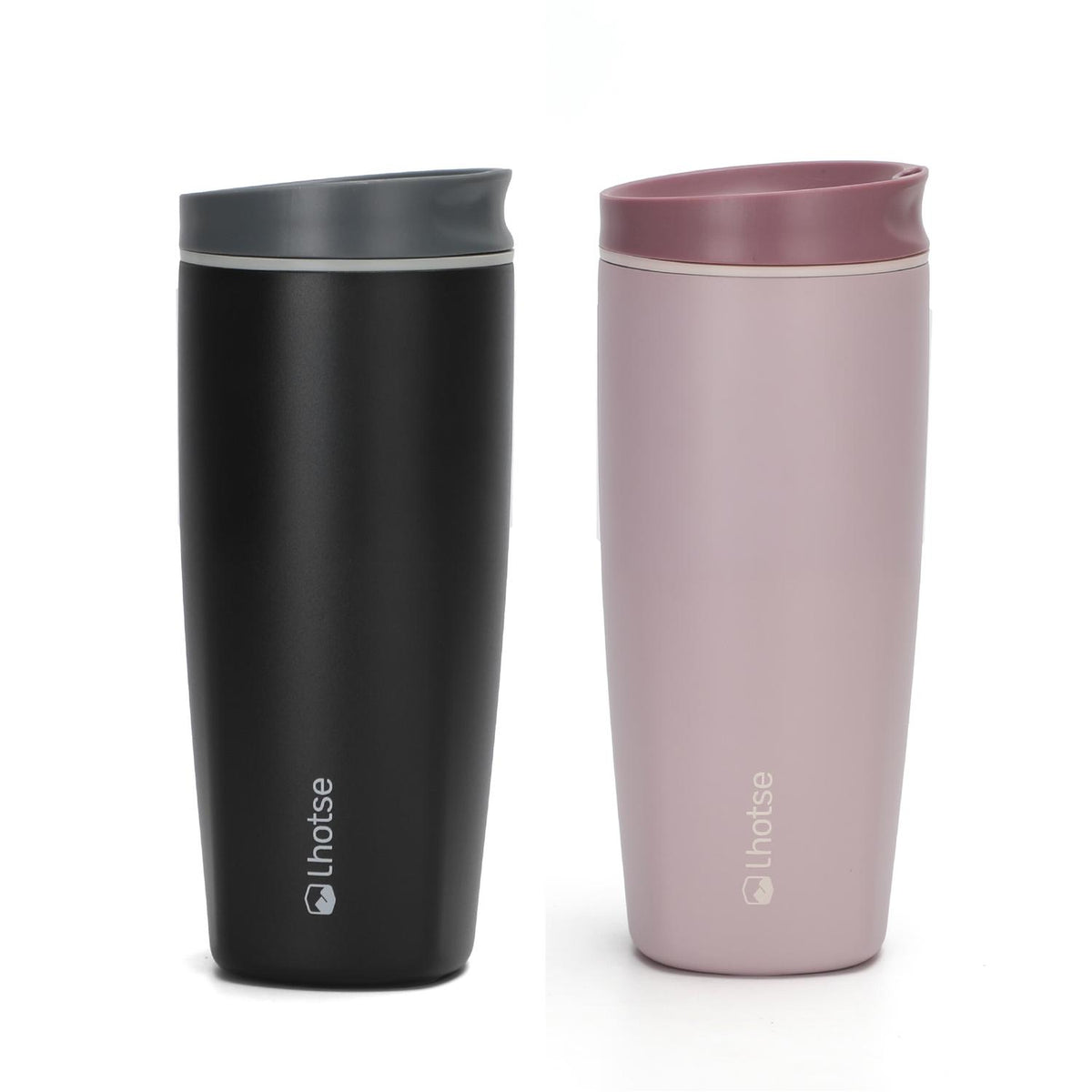 Pack 2 Vasos Térmicos Termicup 590 ml Negro y Rosa