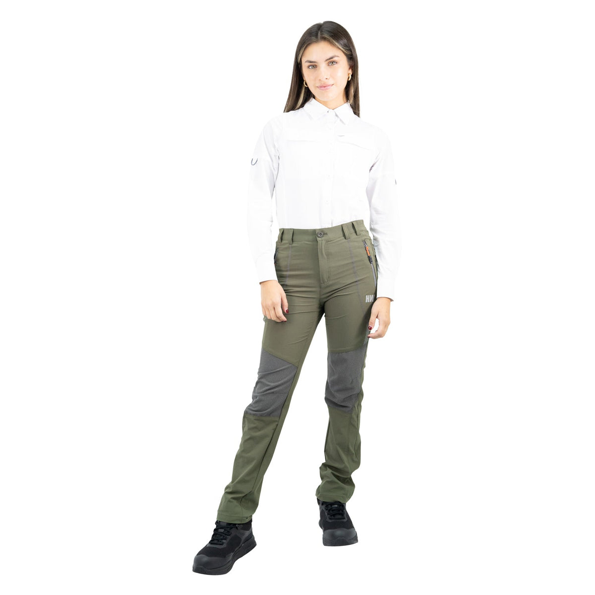 Pantalón Nahuel Hardwork para mujer color verde oliva