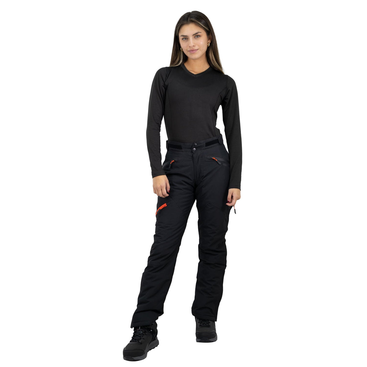 Pantalón térmico Iron Hardwork para mujer color negro – vista 5