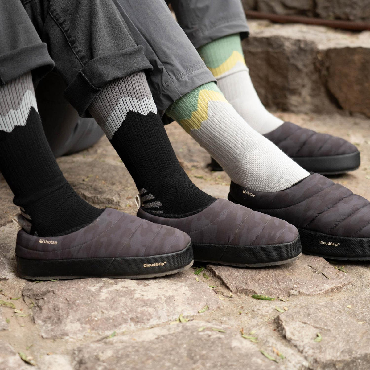 Pantufla Térmica Nimbus CloudGrip Lhotse color multicolor