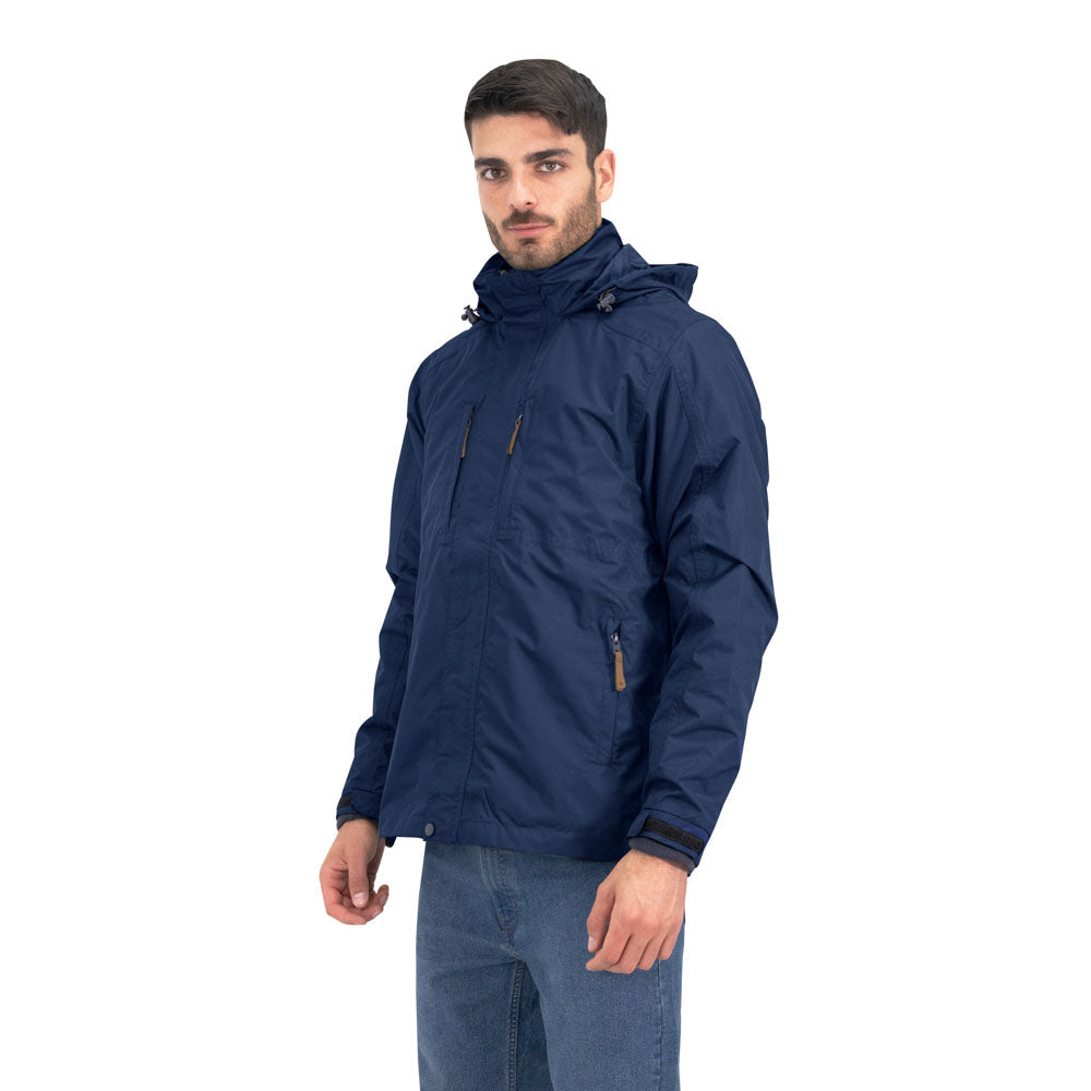 Parka 3 en 1 Ottawa Quebec para hombre color azul profundo