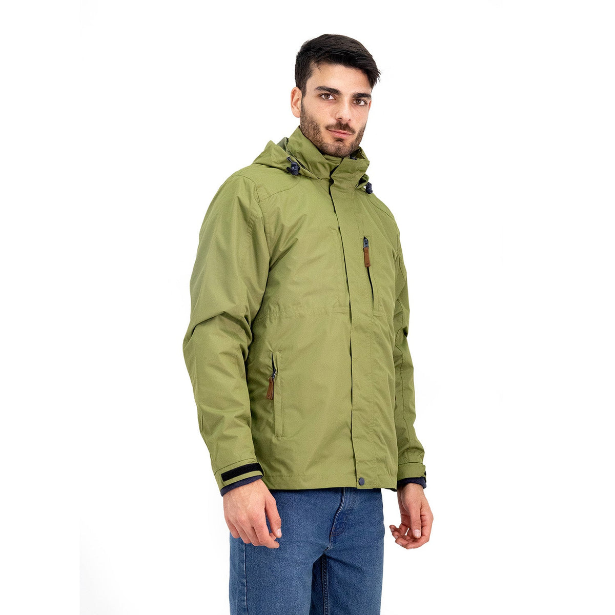 Parka 3 en 1 Ottawa Quebec para hombre color verde oliva