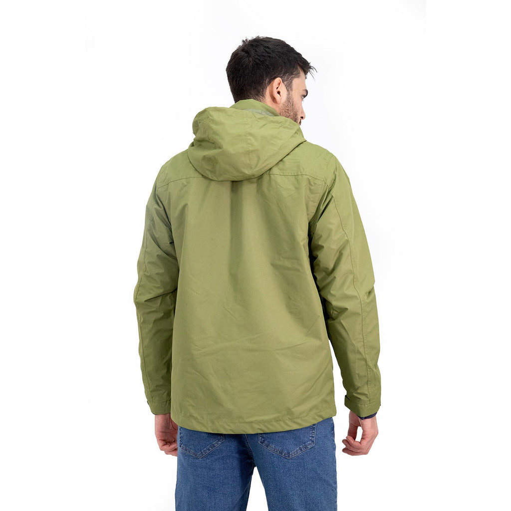 Parka 3 en 1 Ottawa Quebec para hombre color verde oliva