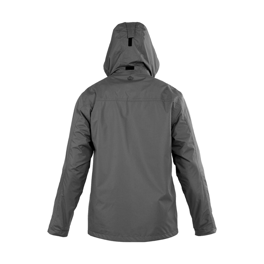 Parka 3 en 1 Ottawa Quebec para mujer color gris – otro ángulo