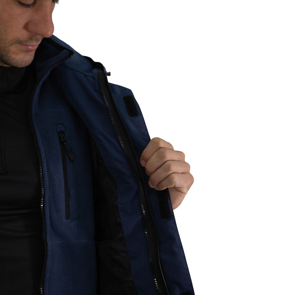 Parka 3 en 1 Reno Hardwork para hombre color azul profundo