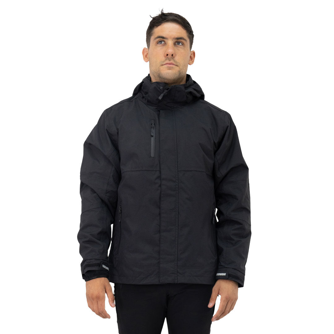 Parka 3 en 1 Reno Hardwork para hombre color negro