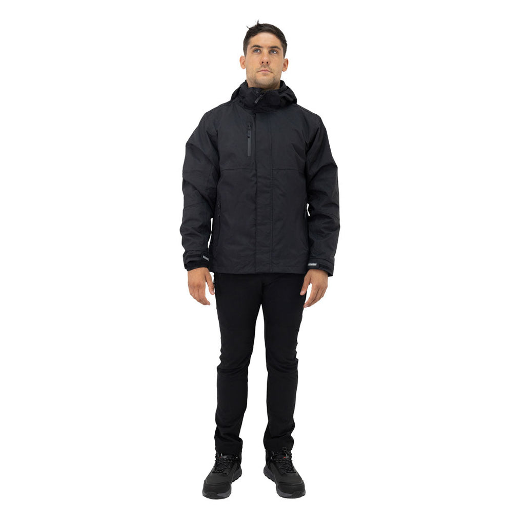 Parka 3 en 1 Reno Hardwork para hombre color negro