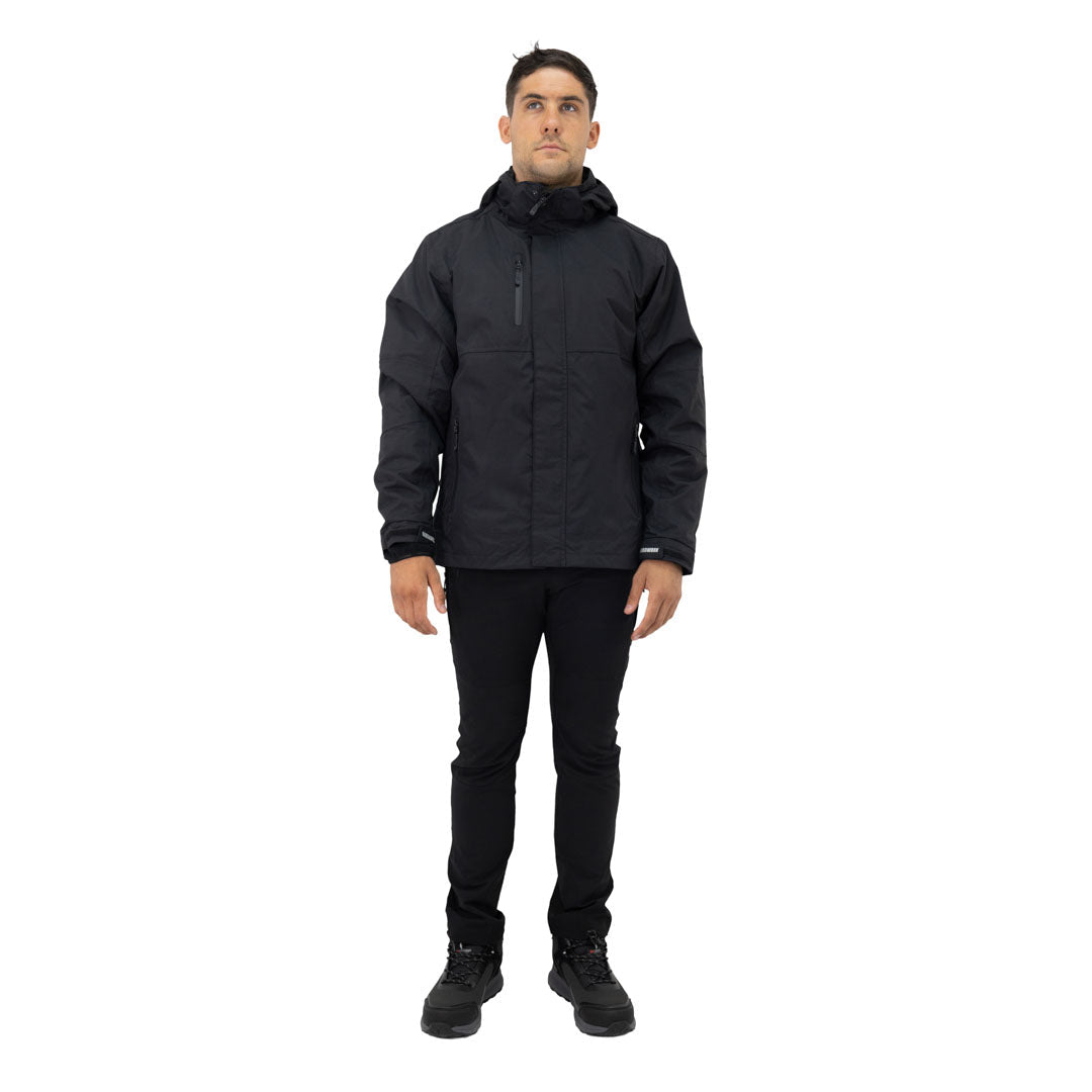Parka 3 en 1 Reno Hardwork para hombre color negro