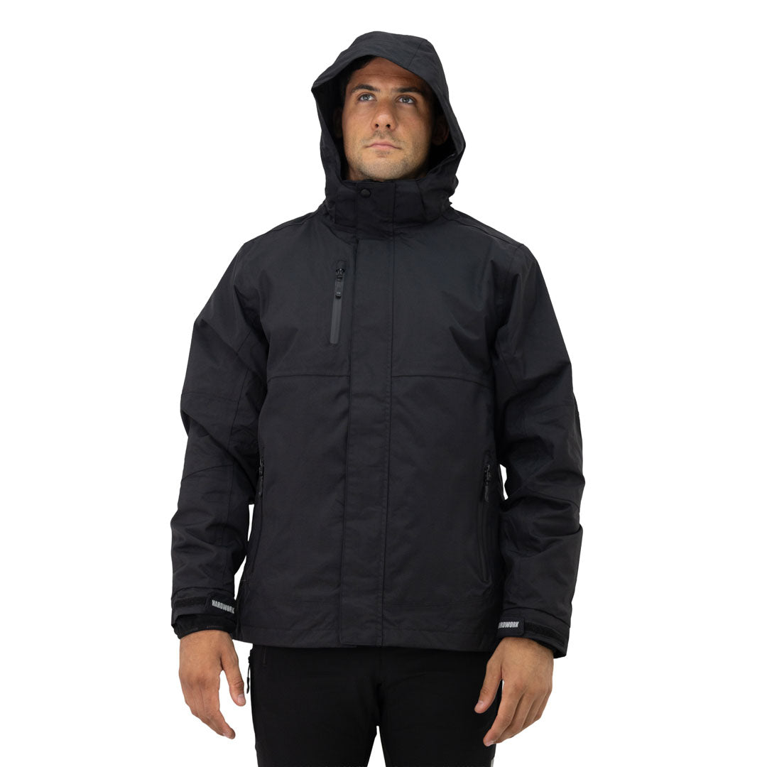 Parka 3 en 1 Reno Hardwork para hombre color negro