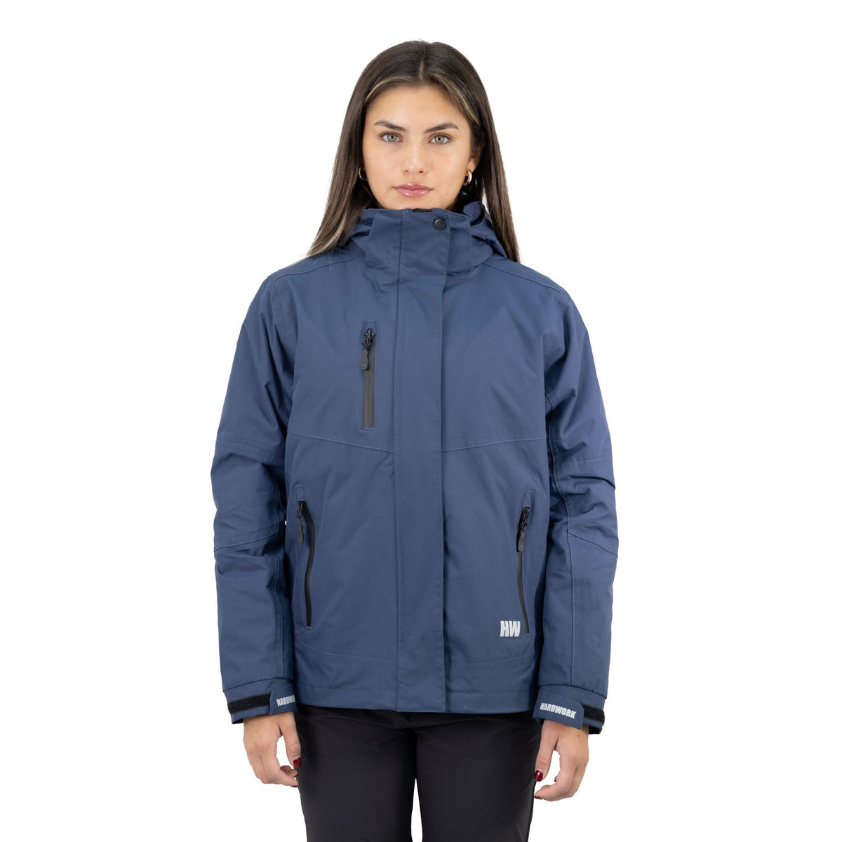 Parka 3 en 1 Reno Hardwork para mujer color azul profundo