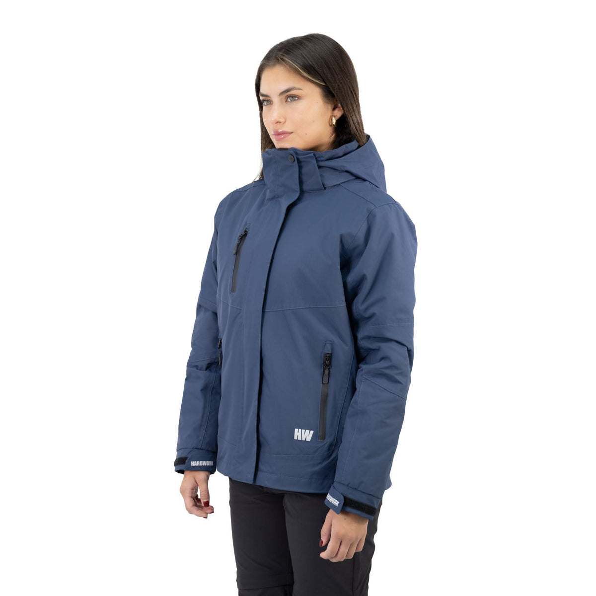 Parka 3 en 1 Reno Hardwork para mujer color azul profundo