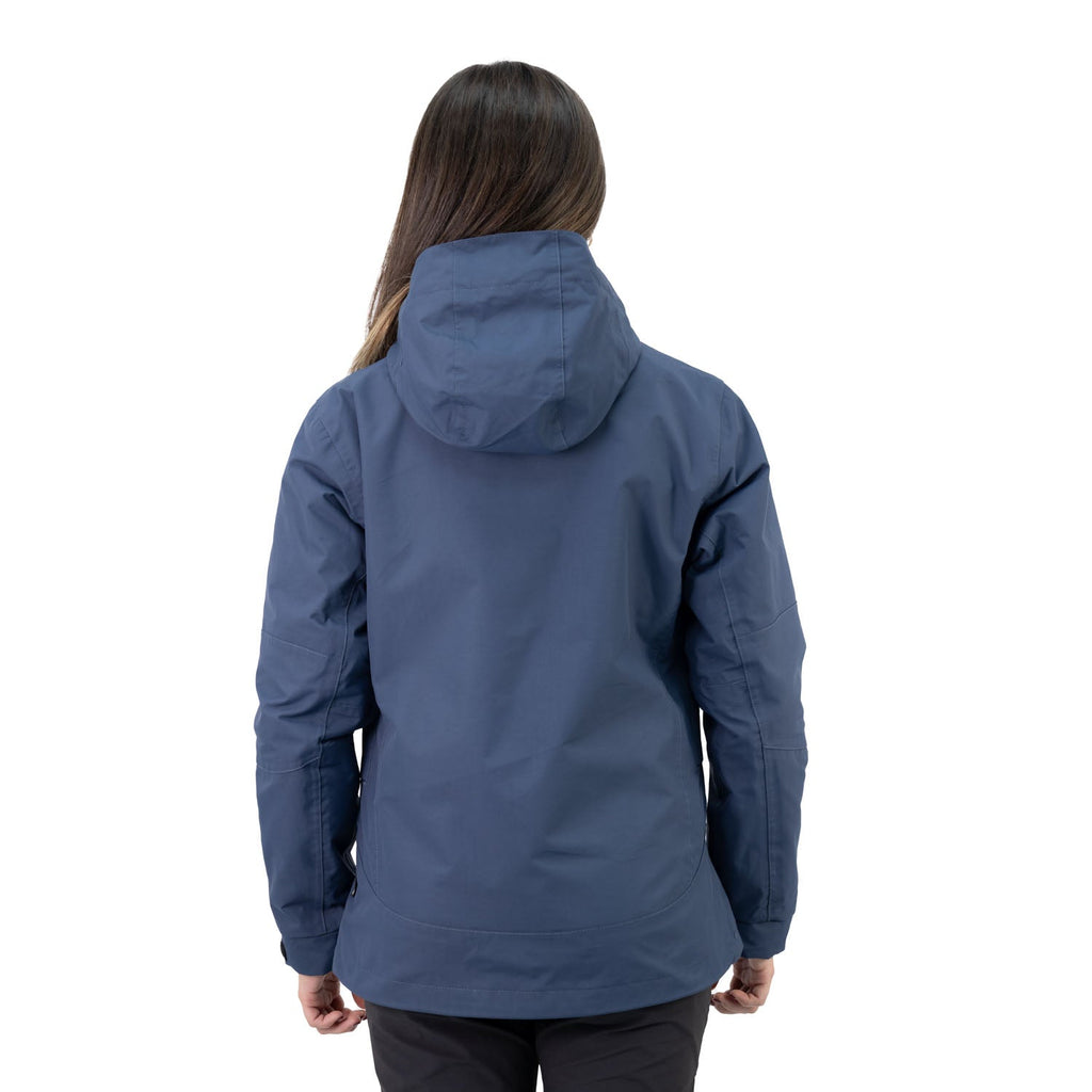 Parka 3 en 1 Reno Hardwork para mujer color azul profundo