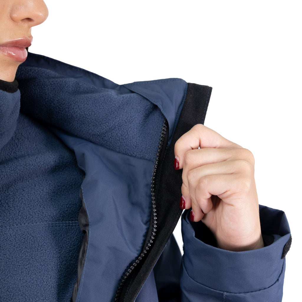 Parka 3 en 1 Reno Hardwork para mujer color azul profundo