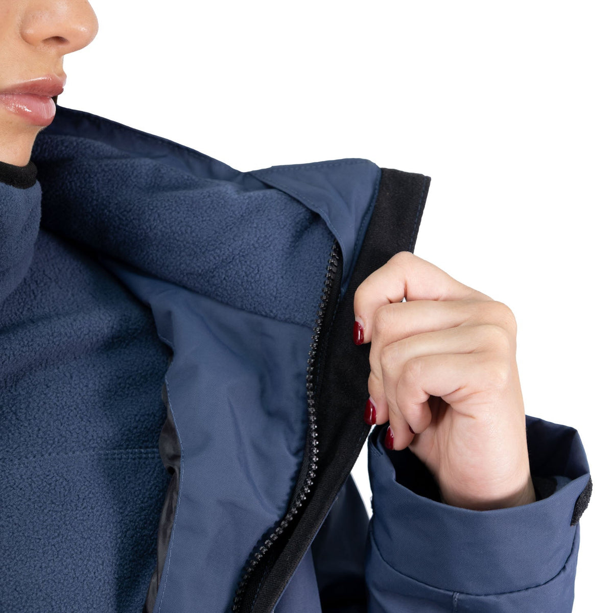 Parka 3 en 1 Reno Hardwork para mujer color azul profundo