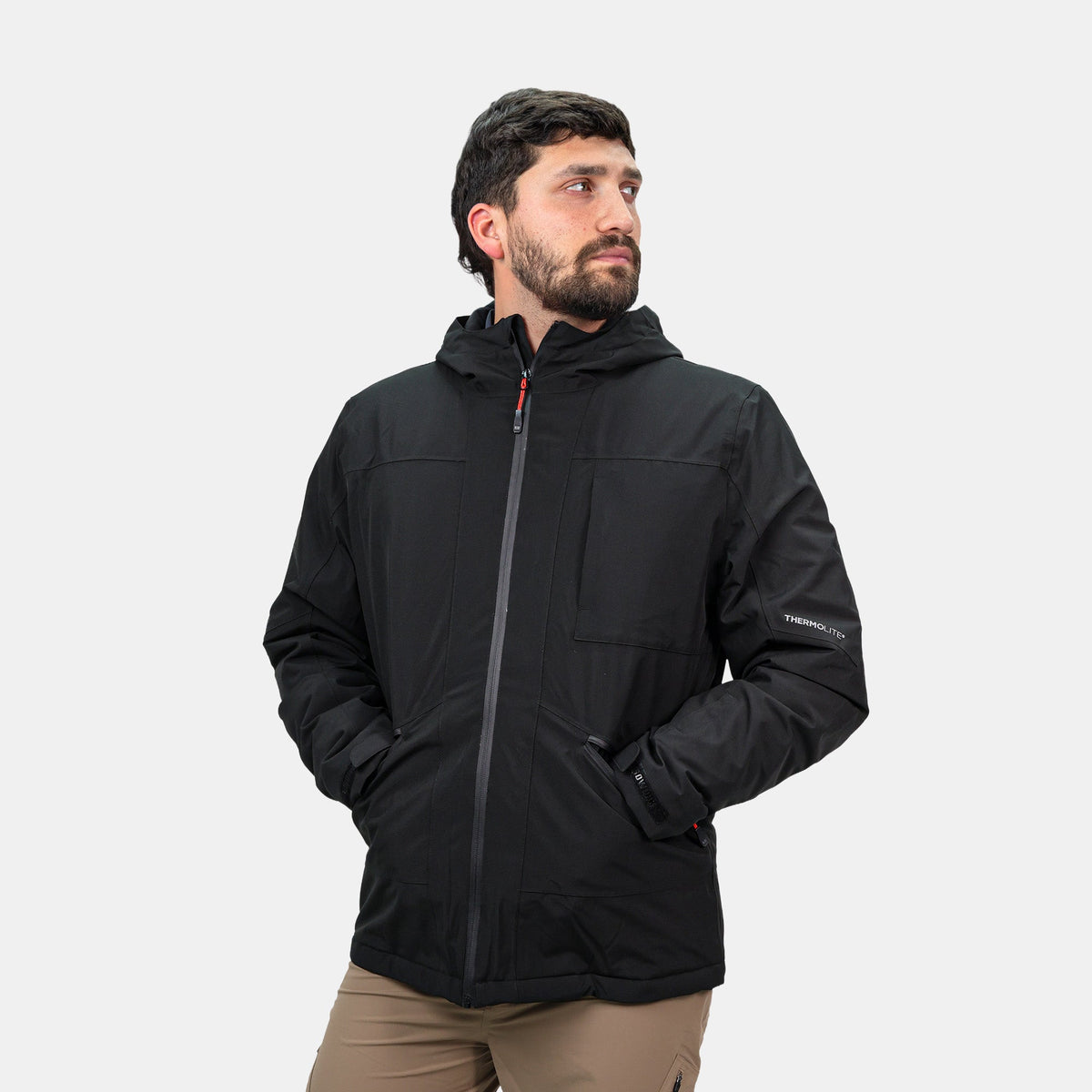 Parka Antakari Hardwork para hombre color negro