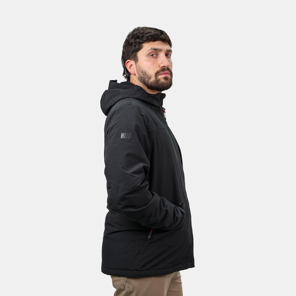 Parka Antakari Hardwork para hombre color negro – otro ángulo