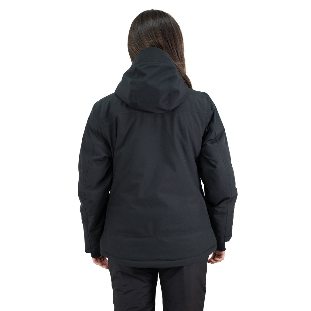 Parka Antakari Hardwork para mujer color negro – vista 5