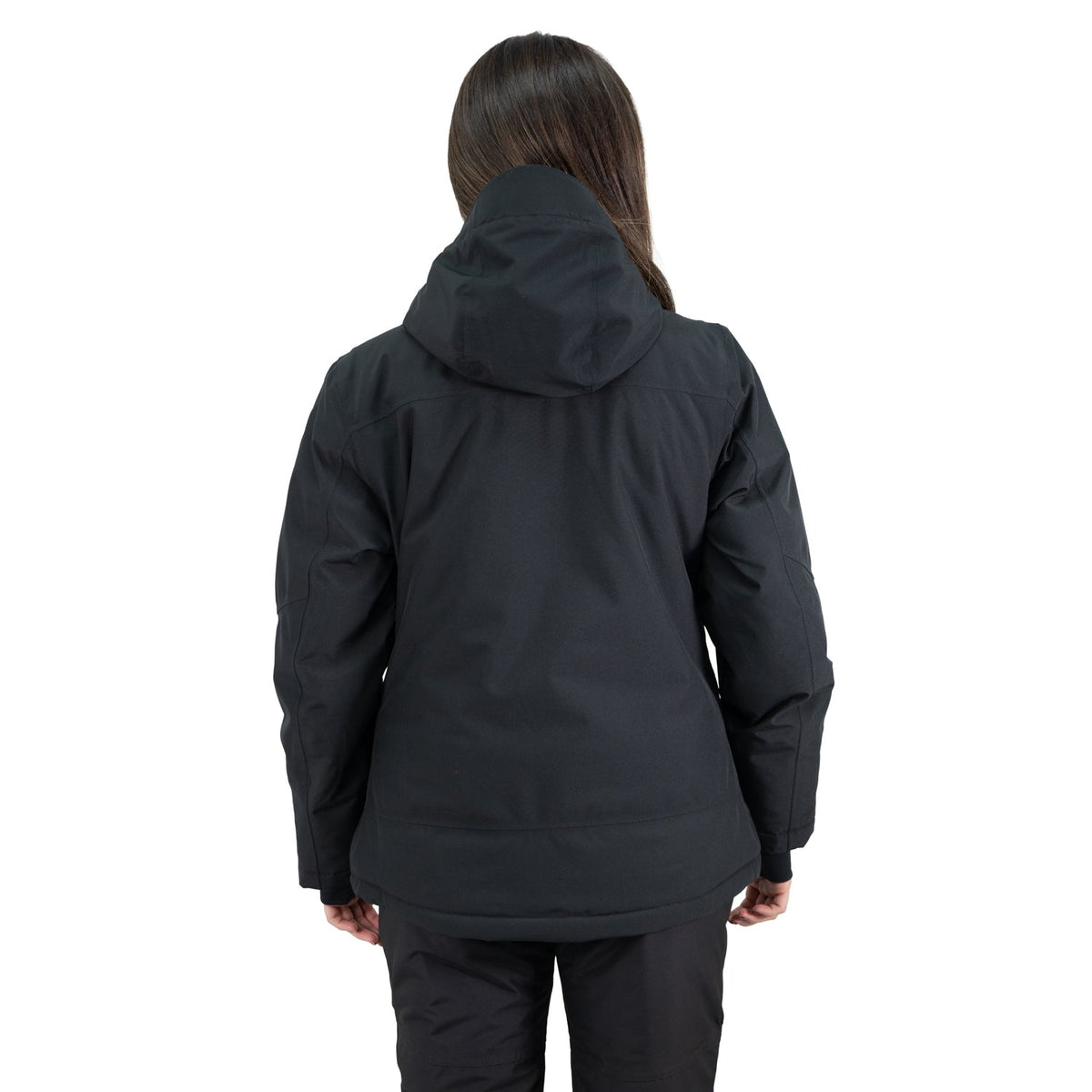 Parka Antakari Hardwork para mujer color negro – vista 5