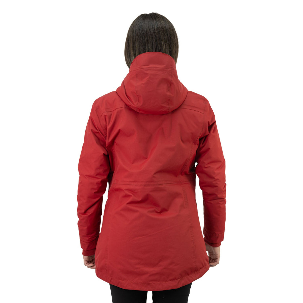 Parka Arrayán Hardwork para mujer color cabernet