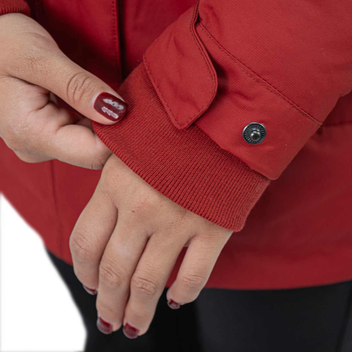 Parka Arrayán Hardwork para mujer color cabernet