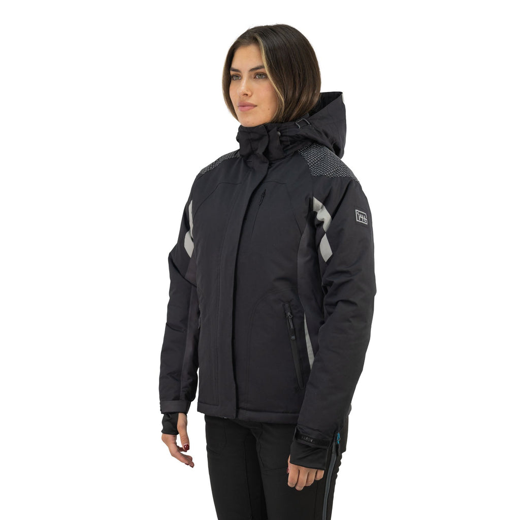 Parka Aspen Hardwork para mujer color negro – otro ángulo