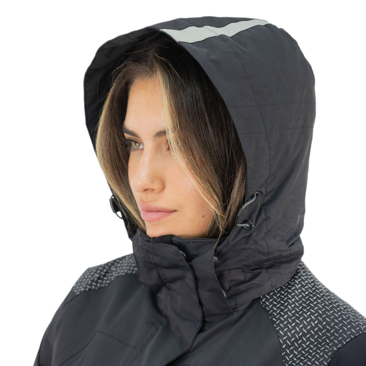 Parka Aspen Hardwork para mujer color negro – vista 5