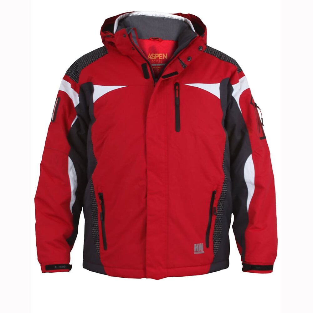 Parka Aspen con Recco Hardwork para hombre color rojo