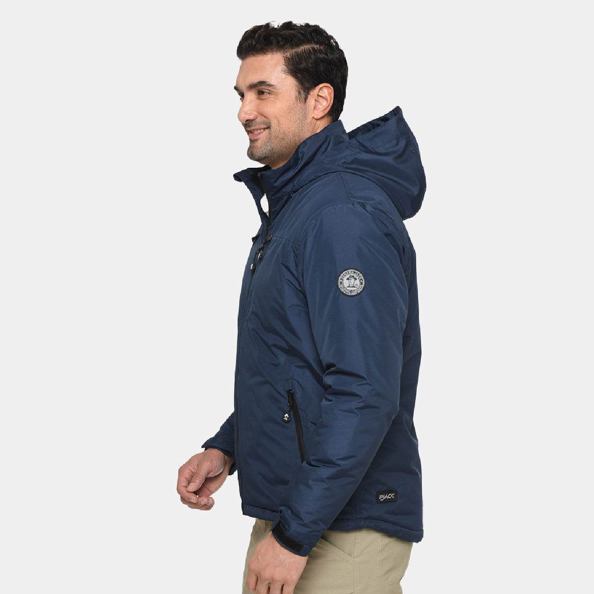 Parka Calgary Panama Jack para hombre color azul – otro ángulo