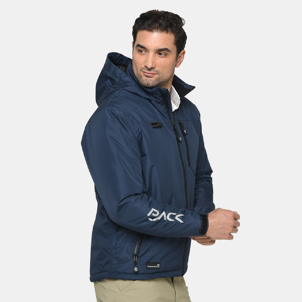 Parka Calgary Panama Jack para hombre color azul – otro ángulo
