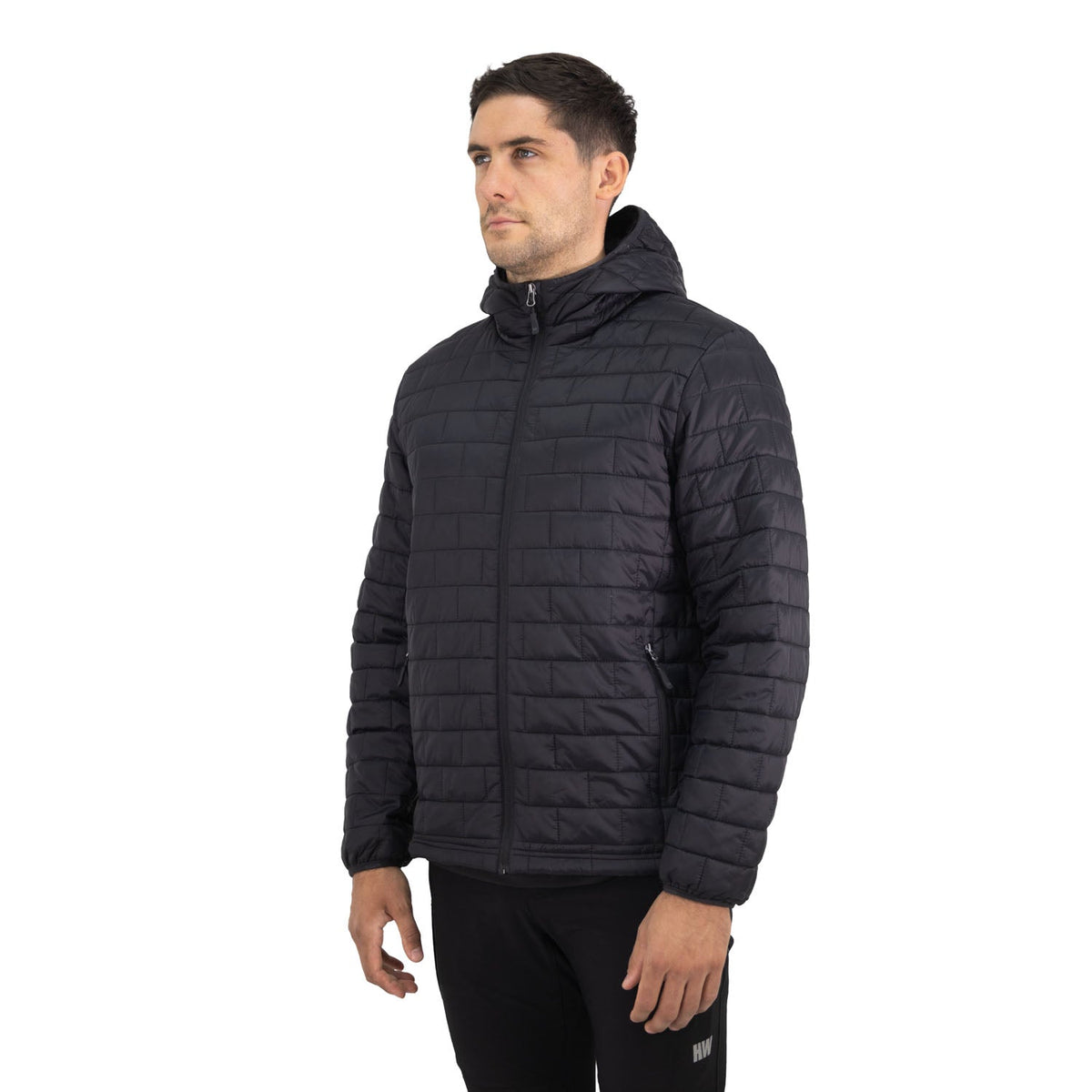 Parka Cochamó Pro Hardwork para hombre color negro – detalle de la prenda