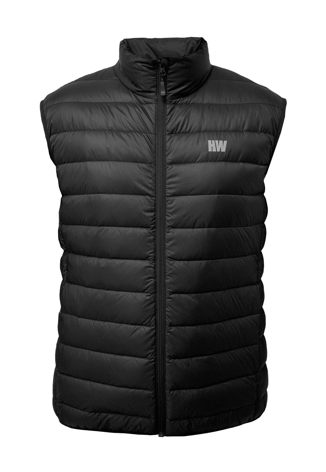 Parka de pluma sin mangas Pullay Pro Hardwork para hombre color negro