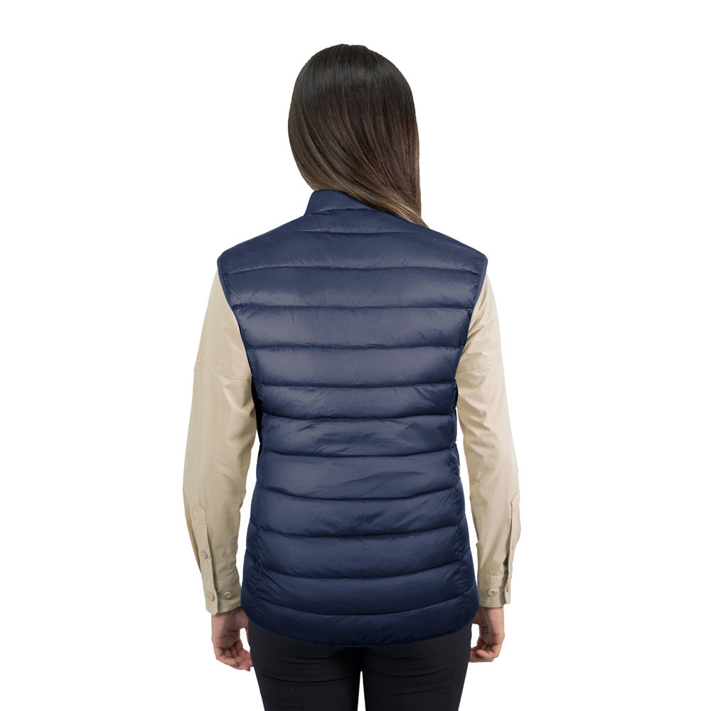 Parka de pluma sin mangas Pullay Pro Hardwork para mujer color azul