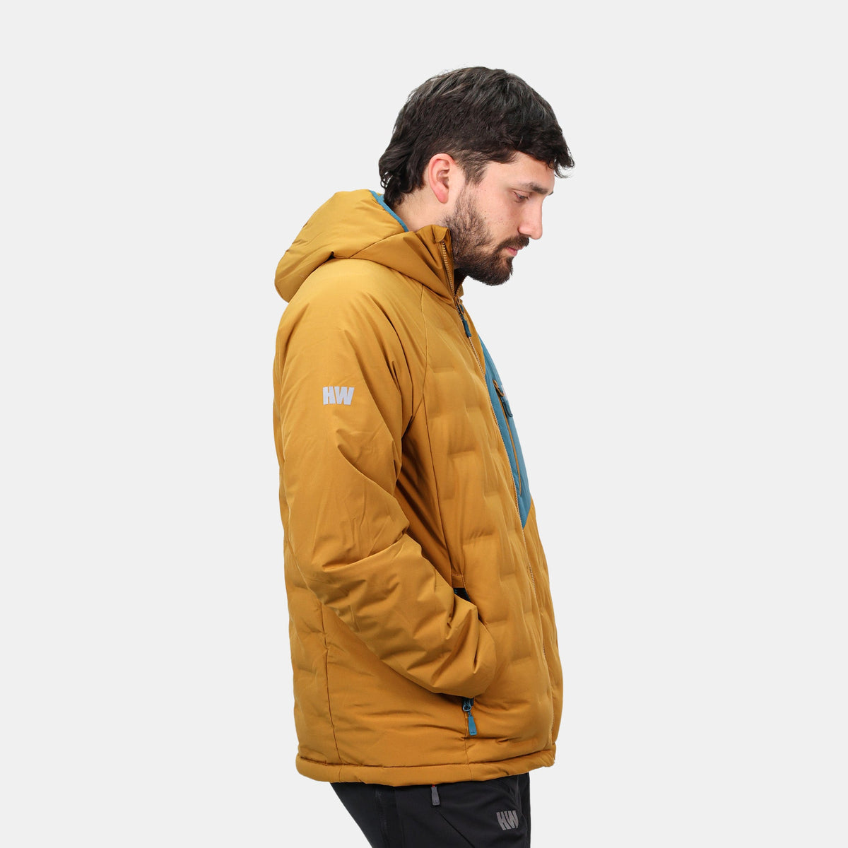 Parka insulada Explorer Hardwork para hombre color mostaza