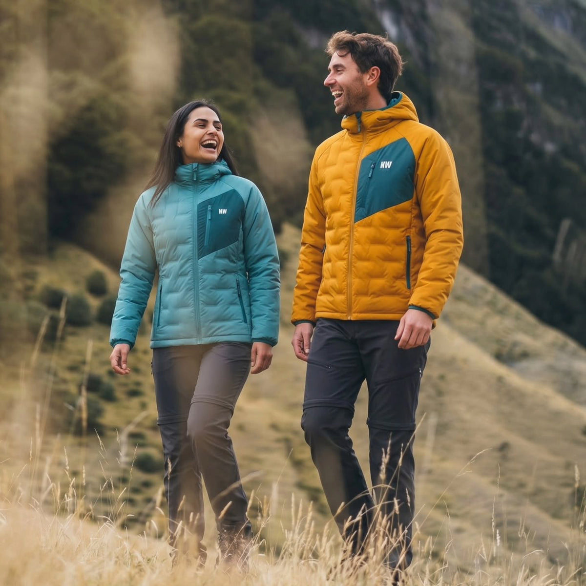 Pareja con Parka Insulada Explorer en la nieve