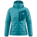 Parka insulada Explorer Hardwork para mujer color aqua