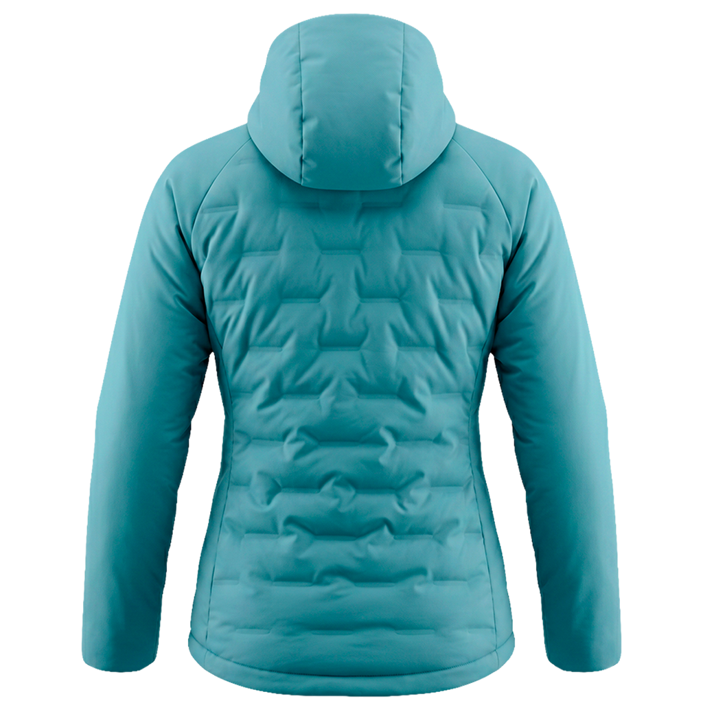 Parka insulada Explorer Hardwork para mujer color aqua