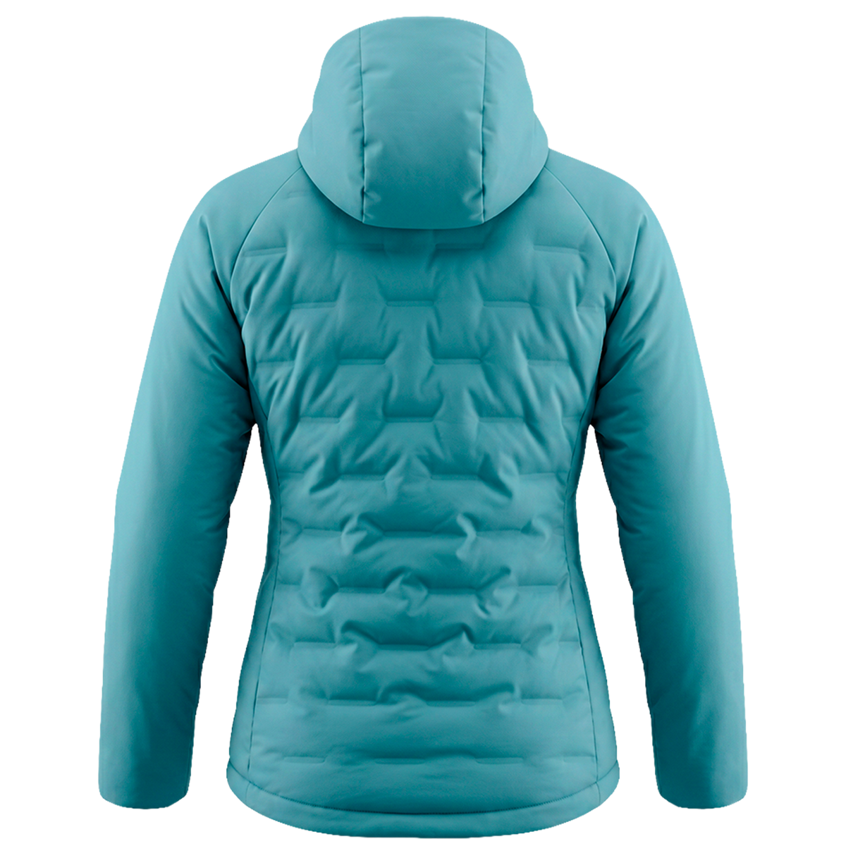 Parka insulada Explorer Hardwork para mujer color aqua
