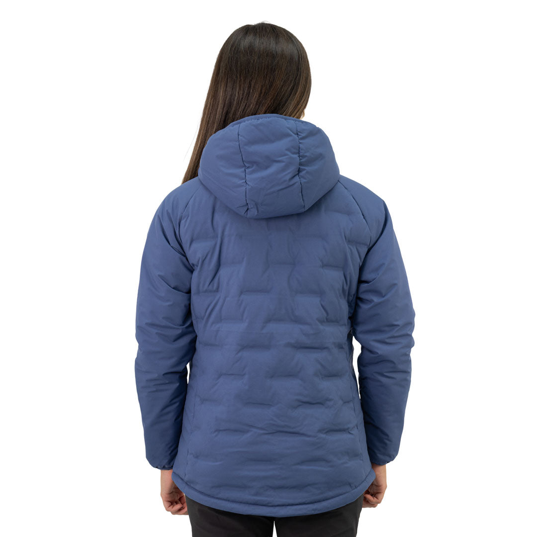 Parka insulada Explorer Hardwork para mujer color azul profundo