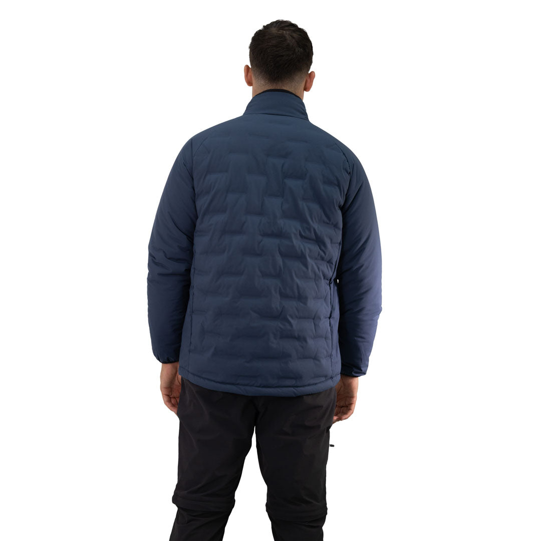 Parka insulada Explorer sin gorro Hardwork para hombre color azul profundo