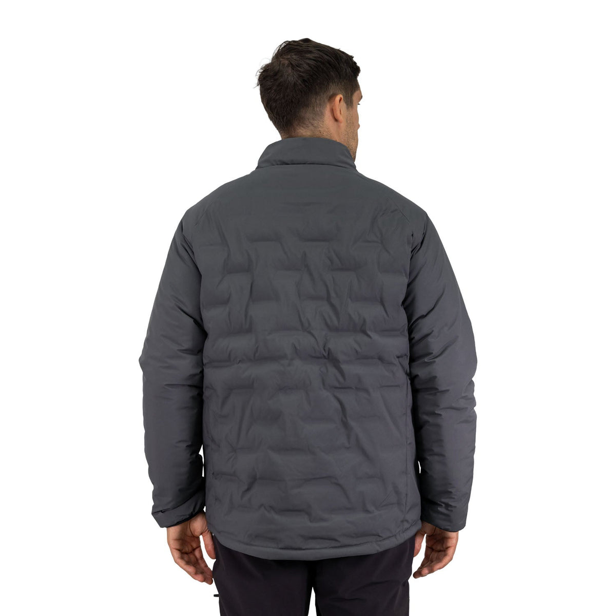 Parka insulada Explorer sin gorro Hardwork para hombre color gris carbón