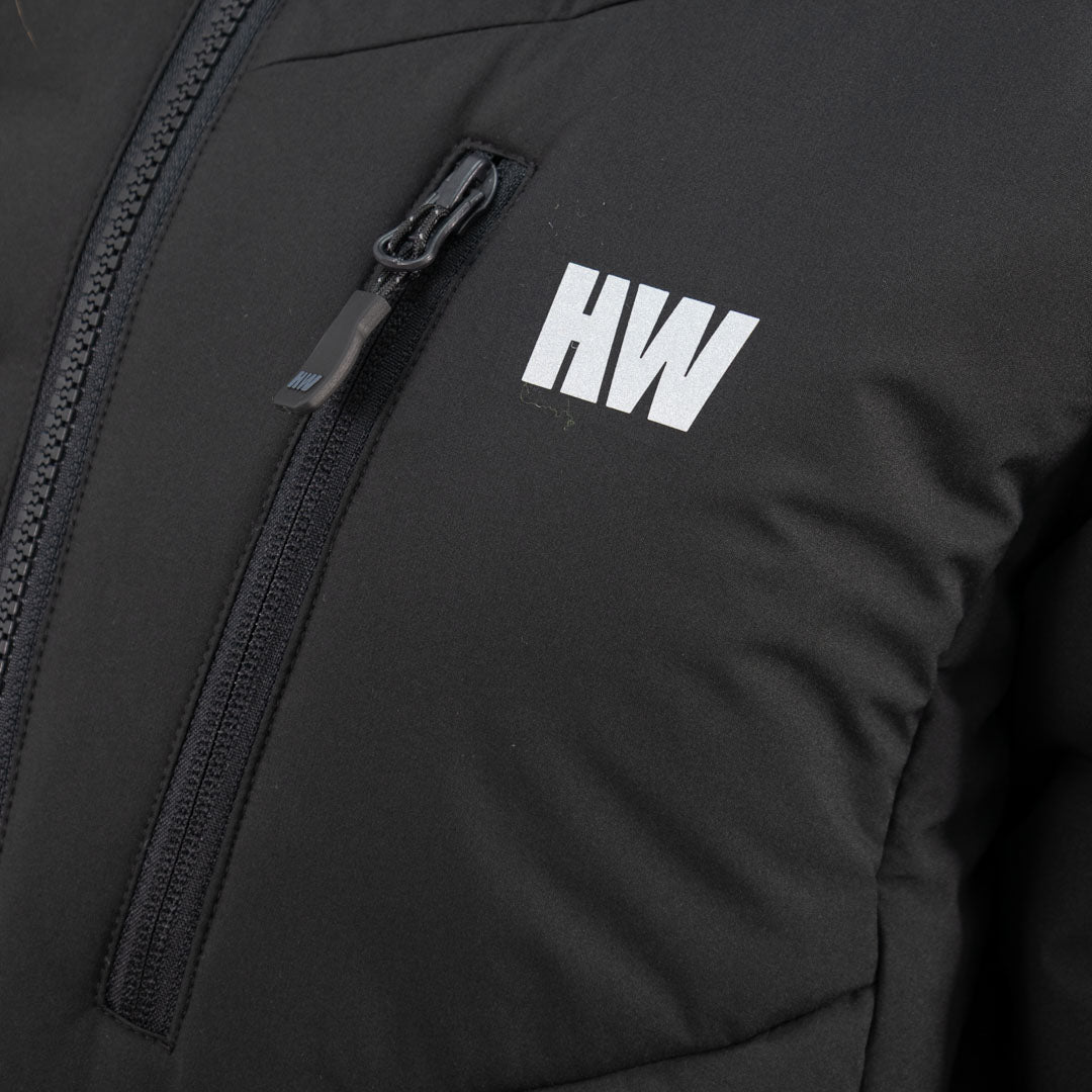 Parka insulada Explorer sin gorro Hardwork para mujer color negro