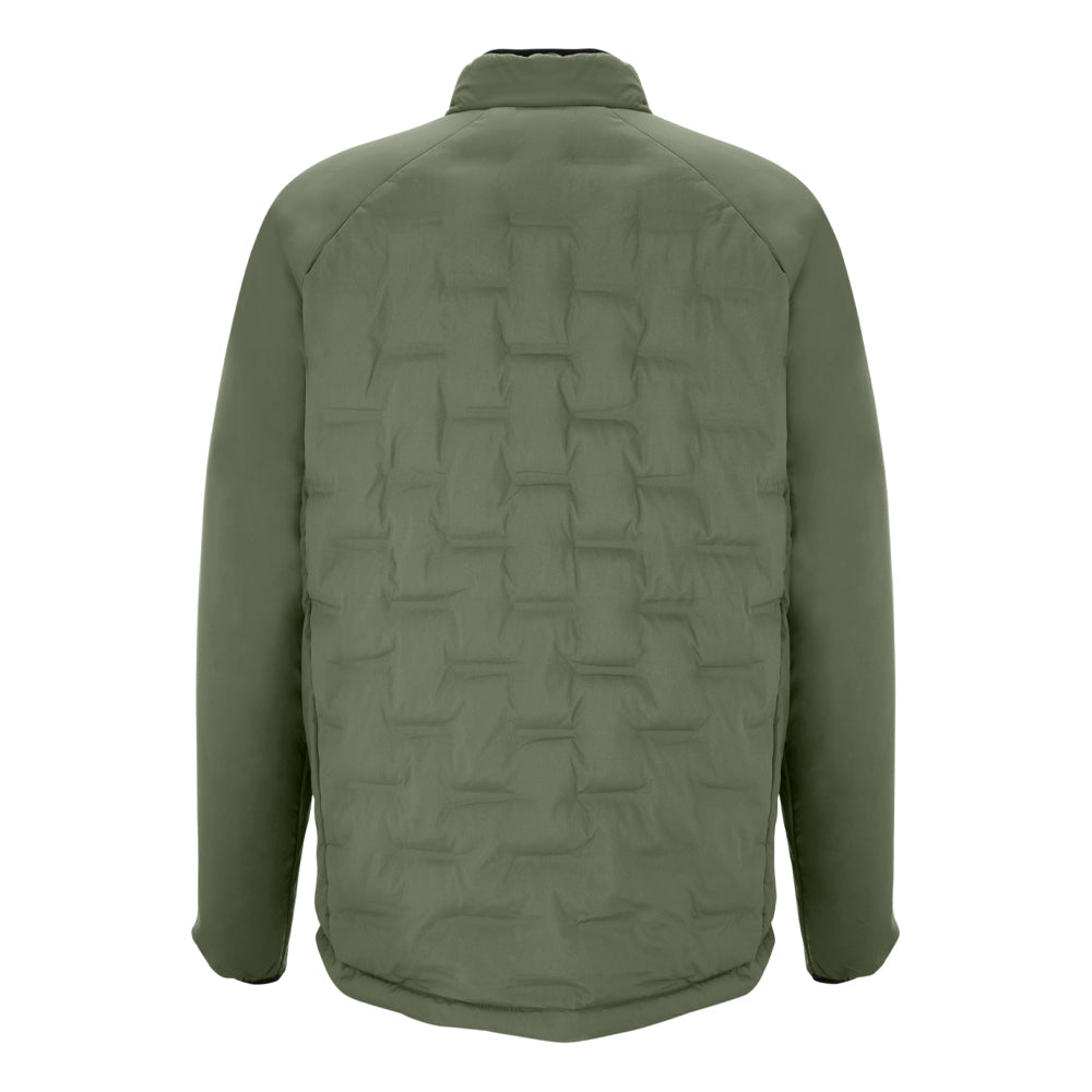 Parka insulada Explorer sin gorro Hardwork para mujer color verde oliva
