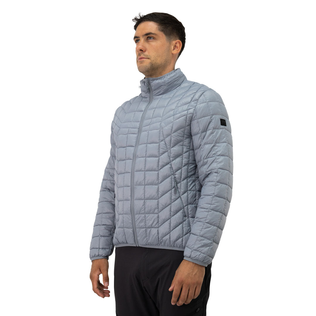 Parka insulada Traveler Hardwork para hombre color gris claro
