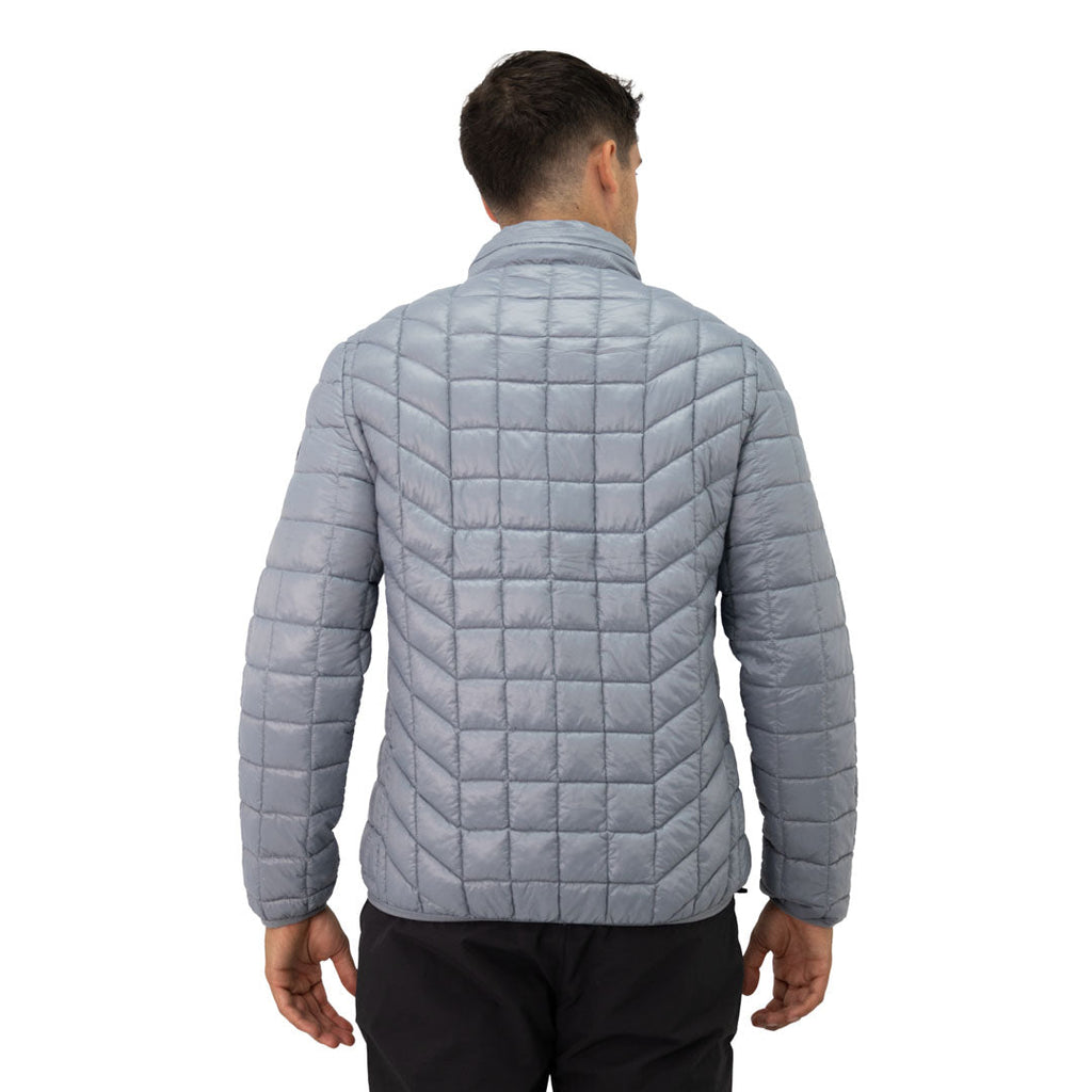 Parka insulada Traveler Hardwork para hombre color gris claro